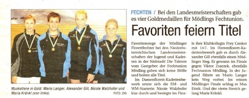 Favoriten feiern Titel - NÖN KW 22 2009