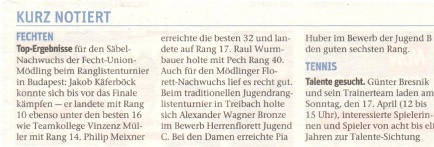 Kurz notiert - NÖN KW 15 2016