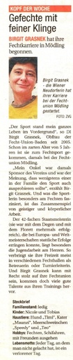 Gefechte mit feiner Klinge - NÖN KW 5 2010