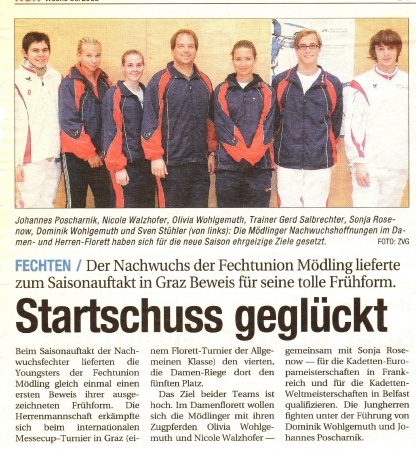 Startschuss geglückt - NÖN KW 39 2008