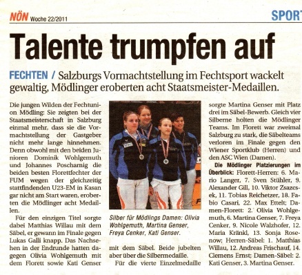 Talente trumpfen auf - NÖN KW 22 2011
