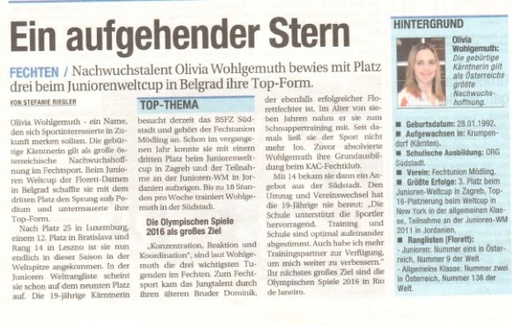 Ein aufgehender Stern - NÖN KW 02 2012