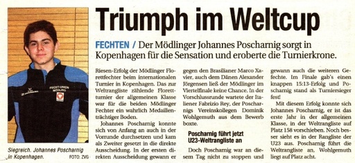 Triumph im Weltcup - NÖN KW 14 2011