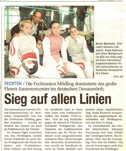 Sieg auf allen Linien - NÖN KW 45 2008
