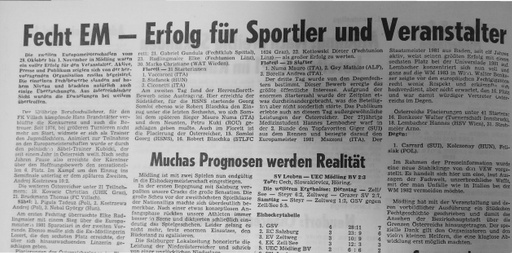 Fecht EM - 10 1 11 1982