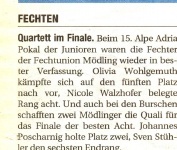 Quartett im Finale - NÖN KW 6 2008