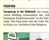 Europacup in der Südstadt - NÖN KW 1 2008