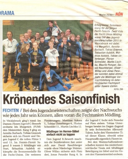 Krönendes Saisonfinish - NÖN KW 25 2011