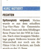 Spitzenplatz verpasst - NÖN KW 43 2011