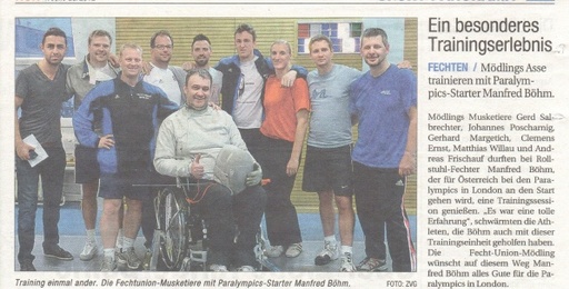 Ein besonderes Trainingserlebnis - NÖN KW 25 2012