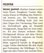 Genser gewinnt - NÖN KW 17 2008