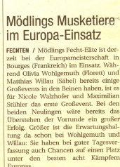 Mödlinger im Europa-Einsatz - NÖN KW 10 2009