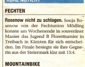 Rosenow nicht zu schlagen - NÖN KW 21 2008