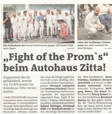 Fight of the Proms - Bezirksblatt KW 7 6  2012 p