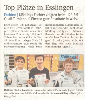 Top-Plätze in Esslingen - NÖN KW 47 2016
