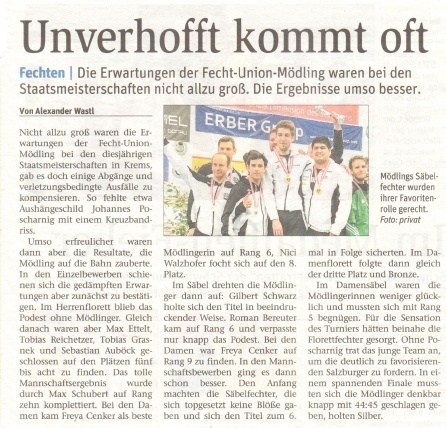 Unverhofft kommt oft - NÖN KW 22 2017