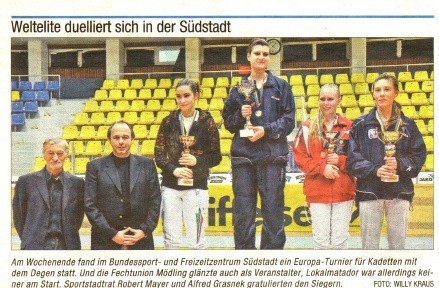 Weltelite duelliert sich in der Südstadt - NÖN KW 47 2 2009
